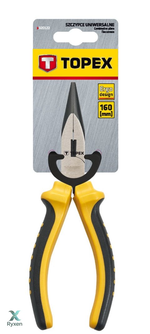 Szczypce wydłużone proste 160 mm TOPEX