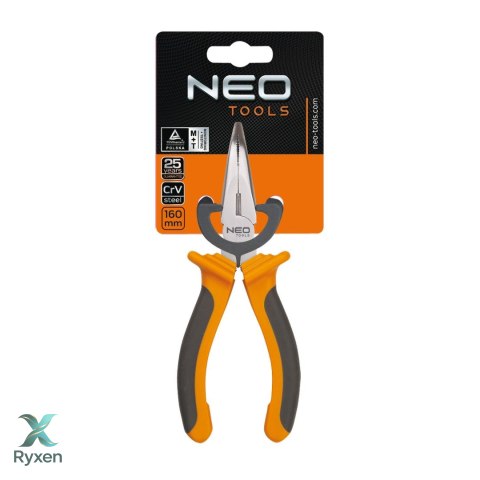 Szczypce wydłużone wygięte 160 mm NEO TOOLS