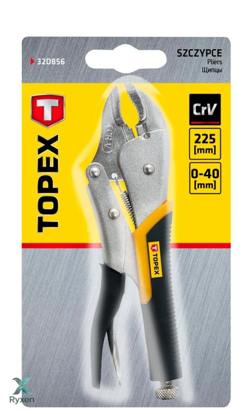 Szczypce zaciskowe uniwersalne 225 mm TOPEX