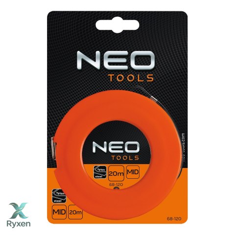 Taśma miernicza stalowa 20 m x 9.5 mm NEO TOOLS