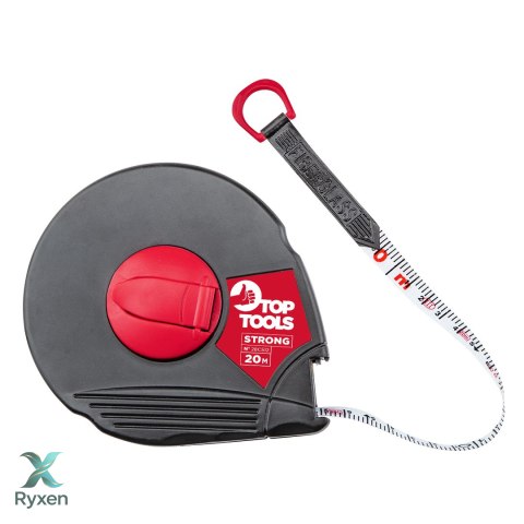 Taśma miernicza włókno szklane 20 m Top Tools