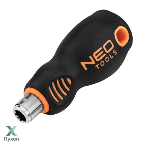 Wkrętak odwracalny płasko-krzyżowy 6.0 mm x PH2, CrV NEO TOOLS
