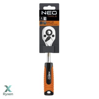 Grzechotka prosta 1/2", 265 mm, 45T NEO TOOLS