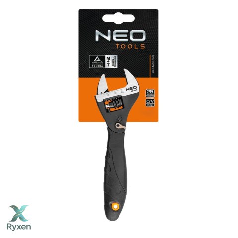 Klucz nastawny z zapadką 200 mm NEO TOOLS
