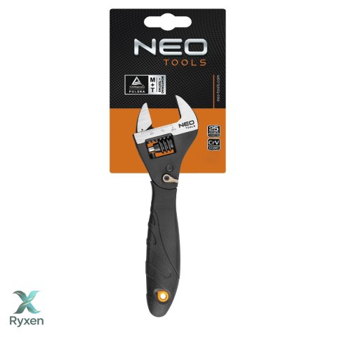 Klucz nastawny z zapadką 200 mm NEO TOOLS