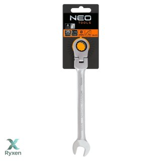 Klucz płasko-oczkowy z przegubem i grzechotką 32 mm NEO TOOLS