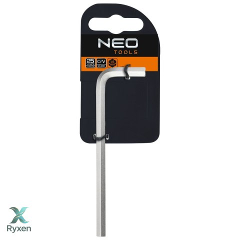 Klucz sześciokątny 17.0 mm, CrV NEO TOOLS