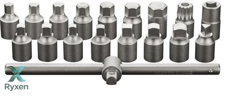 Klucze do spustu oleju 3/8", zestaw 18 szt. NEO TOOLS