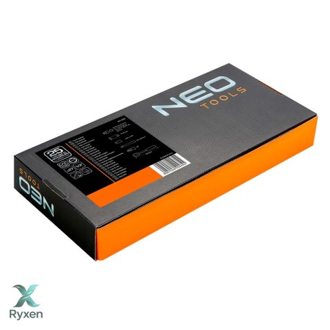 Klucze nasadowe 1/2", zestaw 27 szt., wkładka NEO TOOLS