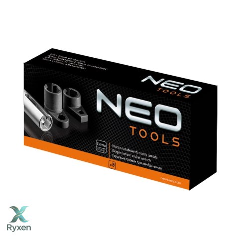 Klucze nasadowe do sondy lambda, zestaw 3 szt. NEO TOOLS