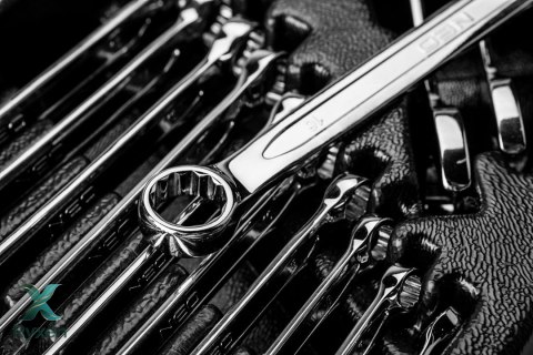 Klucze płasko-oczkowe 6-19 mm, zestaw 14 szt., wkładka NEO TOOLS