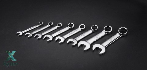 Klucze płasko-oczkowe 8-19 mm (krótkie), zestaw 8 szt. NEO TOOLS