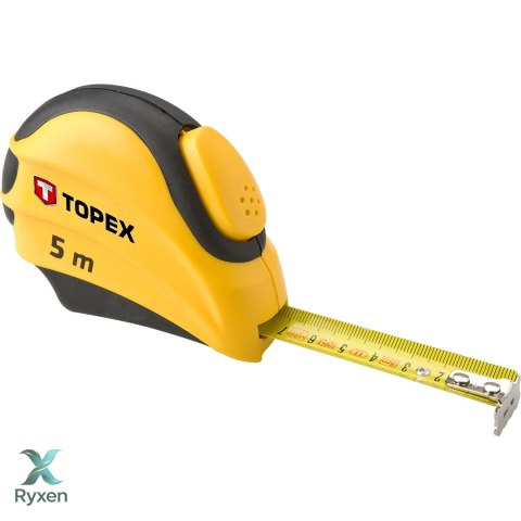 Miara zwijana stalowa 5 m x 19 mm TOPEX