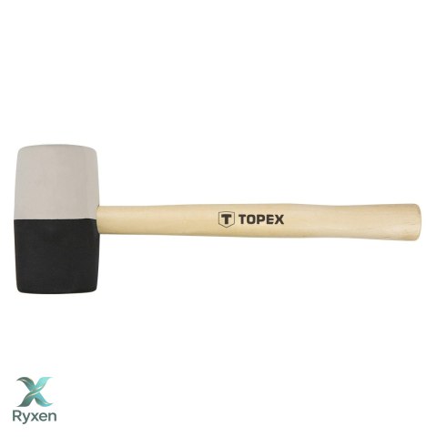Młotek gumowy 63 mm, 680 g, czarno-biała guma TOPEX