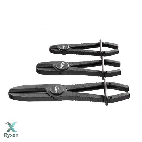 Szczypce zaciskowe, zestaw 3 szt. NEO TOOLS