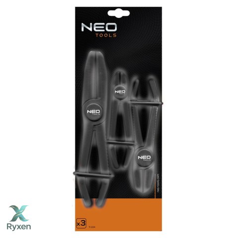 Szczypce zaciskowe, zestaw 3 szt. NEO TOOLS