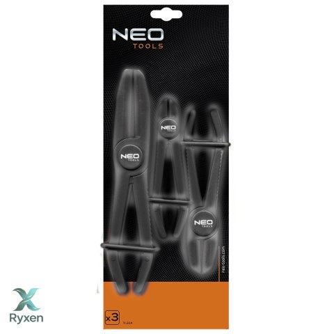 Szczypce zaciskowe, zestaw 3 szt. NEO TOOLS