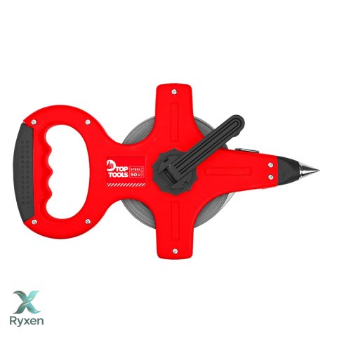 Taśma miernicza stalowa 50 m x 10 mm Top Tools