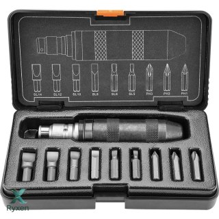 Wkrętak udarowy, zestaw 11 szt. NEO TOOLS