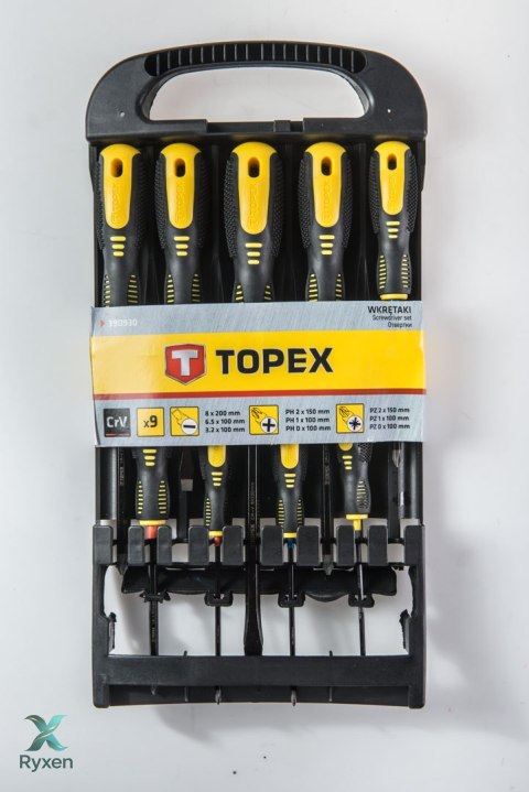 Wkrętaki, zestaw 9 szt. TOPEX