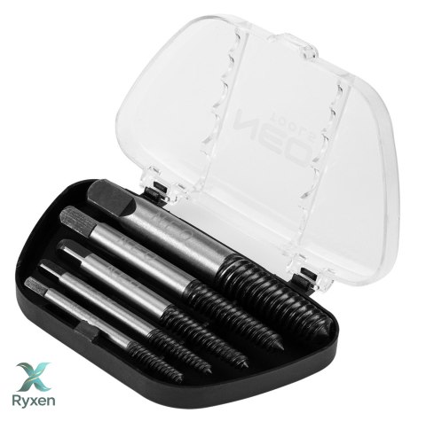 Wykrętaki do zerwanych śrub, zestaw 5 szt. NEO TOOLS