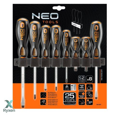 Zestaw wkrętaków, 8 szt. NEO TOOLS