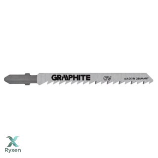 Brzeszczoty do wyrzynarki, 10 TPI, uchwyt typu T, 25 szt. GRAPHITE