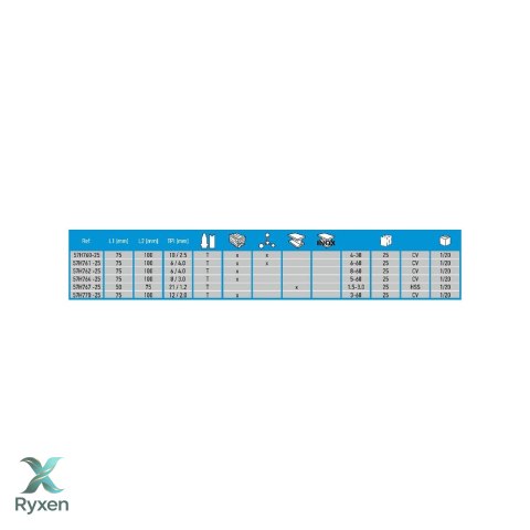 Brzeszczoty do wyrzynarki, 10 TPI, uchwyt typu T, 25 szt. GRAPHITE