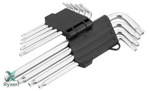 Klucze Torx T10-T50, zestaw 9 szt. TOPEX