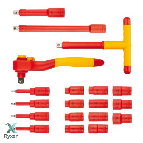 Klucze nasadowe 1000V, 19szt. NEO TOOLS