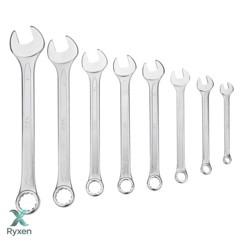 Klucze płasko-oczkowe 6-19 mm, zestaw 8 szt. NEO TOOLS