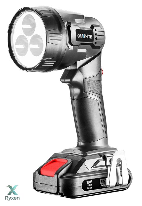 Latarka akumulatorowa Energy+ 18V, Li-Ion, bez akumulatora GRAPHITE