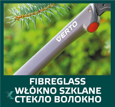 Sekator do gałęzi 520 mm, średnica cięcia 30 mm, uchwyty włókno szklane VERTO