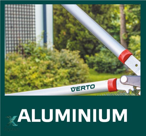 Sekator do gałęzi 690 mm, średnica ciecia 42 mm, uchwyty aluminiowe VERTO