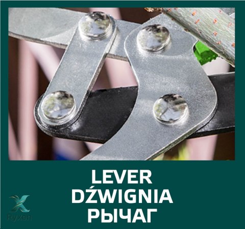 Sekator do gałęzi kowadełkowy 680 mm, średnica cięcia 35 mm VERTO