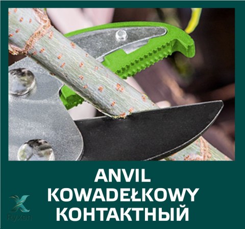 Sekator do gałęzi kowadełkowy 680 mm, średnica cięcia 35 mm VERTO