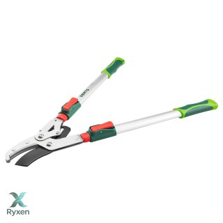 Sekator do gałęzi kowadełkowy teleskopowy 670 mm, średnica cięcia 45 mm, uchwyty aluminiowe VERTO