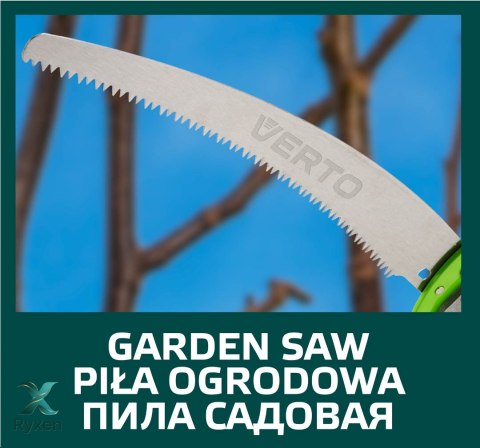 Sekator gąsienicowy z przekładnią i piłą ogrodową, średnica cięcia dla sekatora 30 mm VERTO