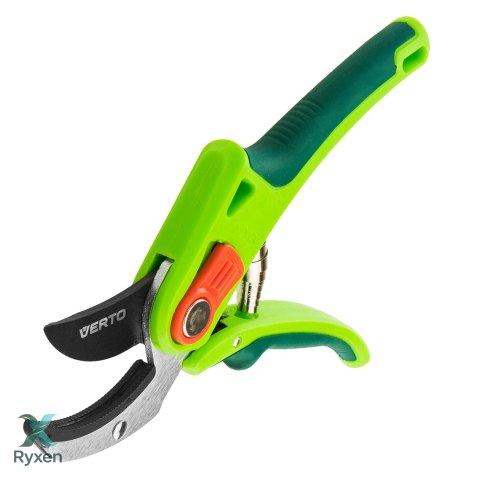 Sekator ogrodowy kowadełkowy, regulacja rozstawu, średnica cięcia 12 mm VERTO