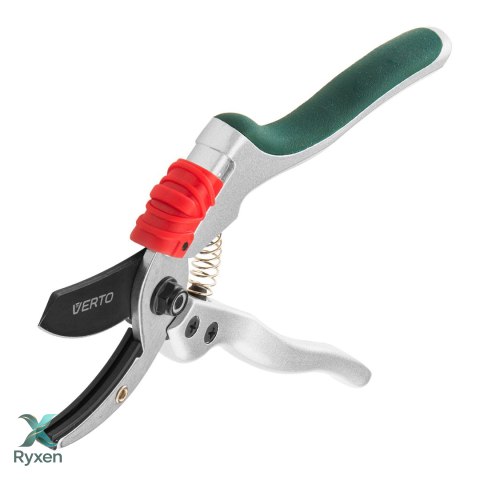 Sekator ogrodowy kowadełowy 195 mm, aluminiowy, średnica cięcia 18 mm VERTO