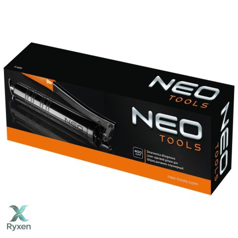 Smarownica dźwigniowa 400 cm3 z wężykiem 8 x 300 mm (10000Psi) NEO TOOLS