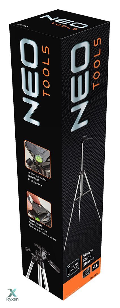 Statyw aluminiowy 1.5 m 1/4" do laserów krzyżowych NEO TOOLS