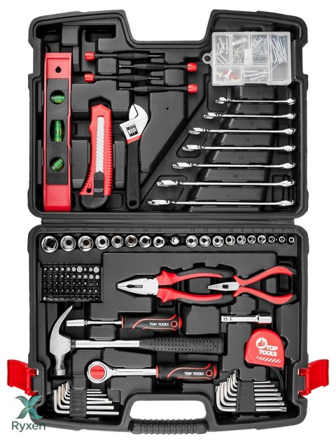 Zestaw narzędziowy 1/4", 3/8" 194 szt. Top Tools