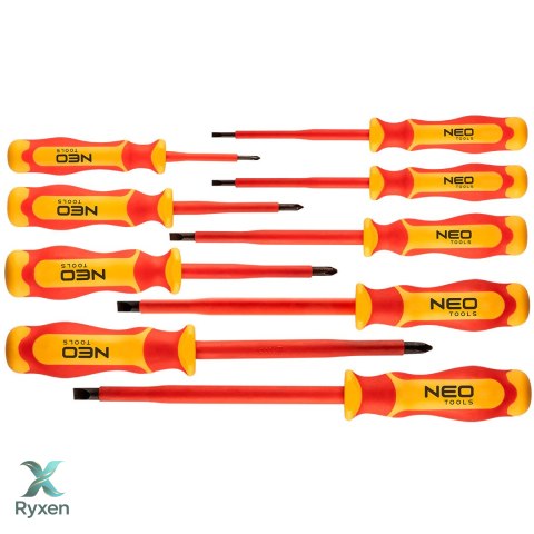 Zestaw wkrętaków 1000V, 9 szt. NEO TOOLS