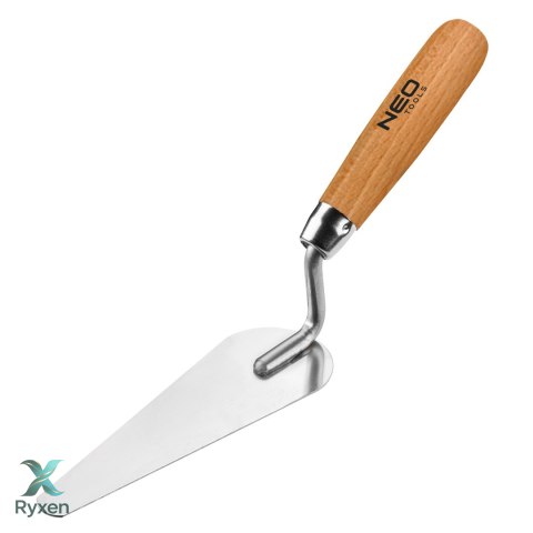 Kielnia sztukatorska "koci język", 165 x 17 x 54 mm, uchwyt drewniany NEO TOOLS