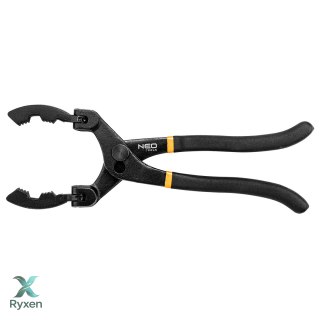 Klucz odginany (30° / 60°/ 90°), szczypcowy do filtrów oleju 63.5 - 116 mm NEO TOOLS