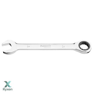 Klucz płasko-oczkowy z grzechotką, 24 mm NEO TOOLS