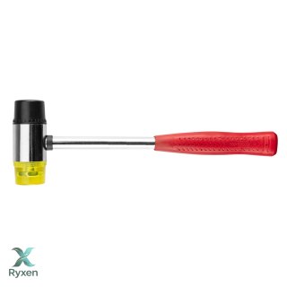 Młotek blacharski, guma/plastik, 35 mm, trzonek metalowy Top Tools