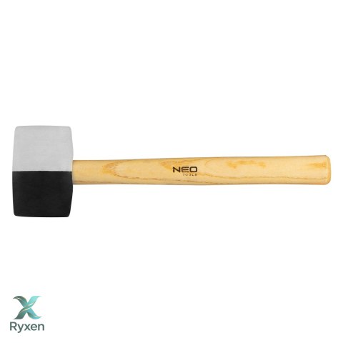 Młotek gumowy 58 mm, 450 g, czarno-biała guma NEO TOOLS