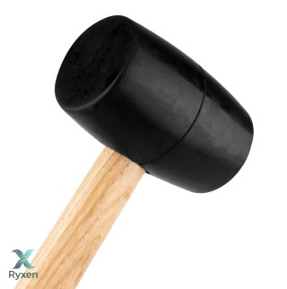 Młotek gumowy 58 mm, 450 g, trzonek drewniany NEO TOOLS